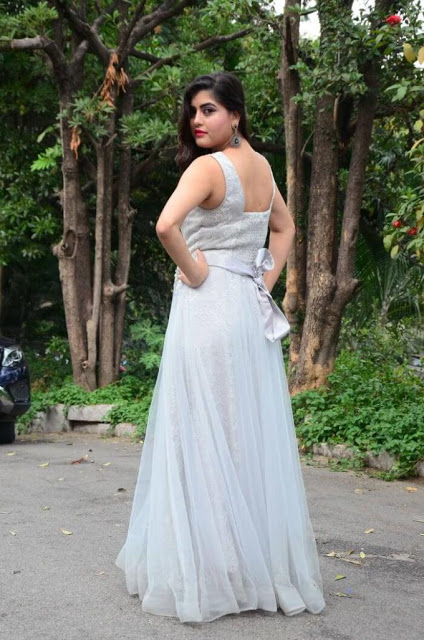 Beautiful Indian Girl Shipra Gaur Latest PhotosIn Sleeveless White Dress 8
